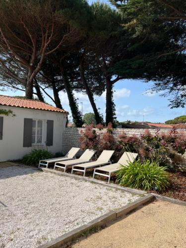 Giardino di Villa TEYO Le Bois Plage en Ré