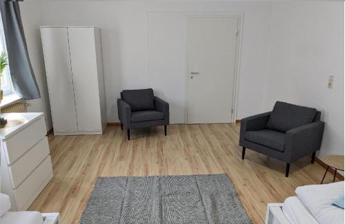 Χώρος καθιστικού στο Unterkunft mit 4 Schlafzimmern in Heide
