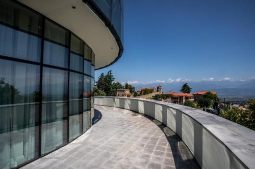 a view from the side of a building at Holiday Inn Telavi by IHG in Tʼelavi