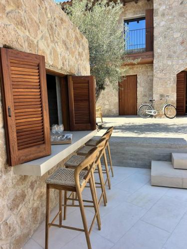 Un patio o zona al aire libre en Mikro 1940