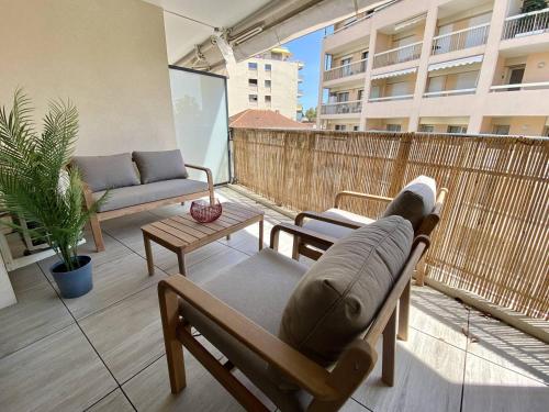 Cannes proche Croisette - 3 P tout confort avec balcon