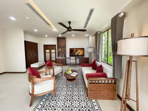 Posezení v ubytování Phu Hai Beach Resort & Spa Phan Thiet