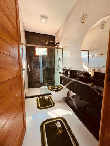 Ruang duduk di Casa Vale das Pedras