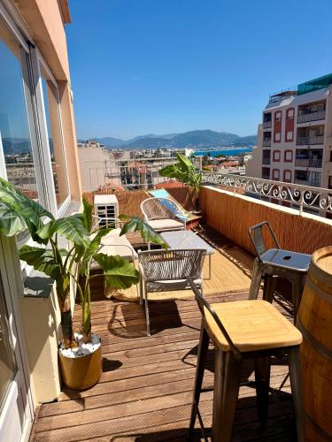 Votre grand COCON Niçois Appart Vue Mer
