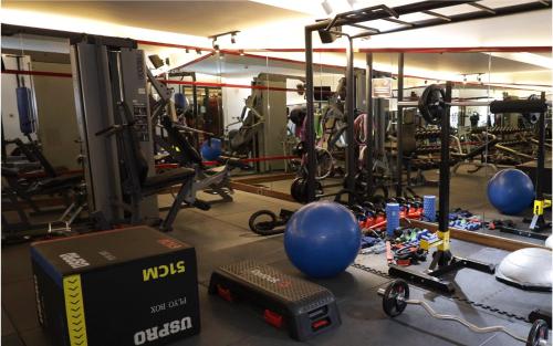 Fitness centrum a/nebo fitness zařízení v ubytování The Smallville Hotel