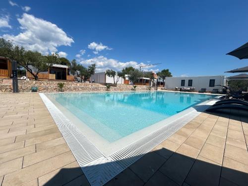 Piscina de la sau aproape de Aurea Lux