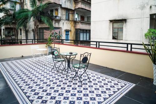 Balcon ou terrasse dans l'établissement Foshan Old Street House Shunde Qinghui Garden Branch
