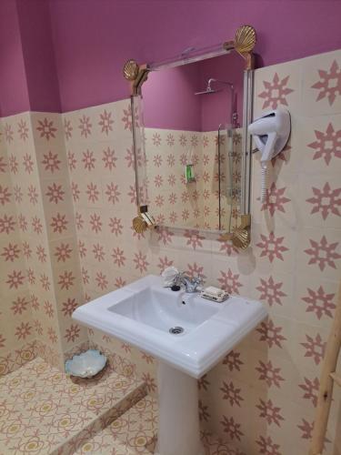Koupelna v ubytování Casa henione
