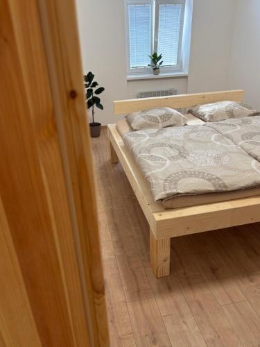 Postel nebo postele na pokoji v ubytování Apartmán Bellevie