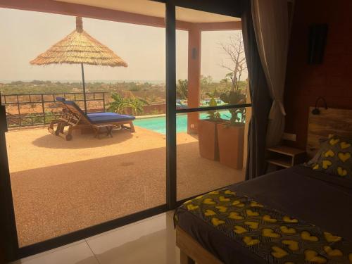 Exclusive villas with lagoon and sea viewsの敷地内または近くにあるプール