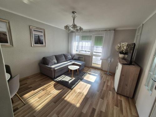Apartament przy parkuにあるシーティングエリア