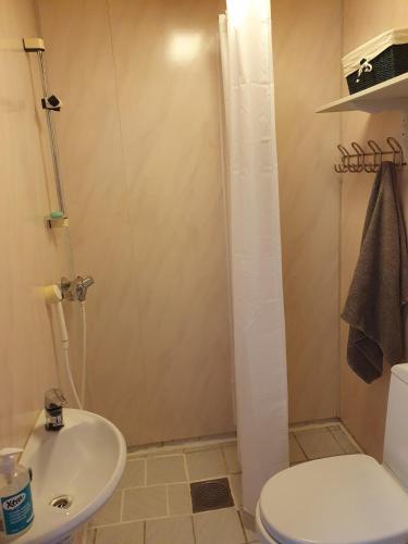 Ένα μπάνιο στο Apartment with loft, office if you need this