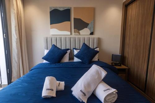 Postel nebo postele na pokoji v ubytování Small nest in a good location, quiet