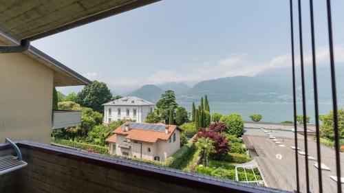 a view of a house from a balcony at Colico Polti lake view and pool apartment in Colico