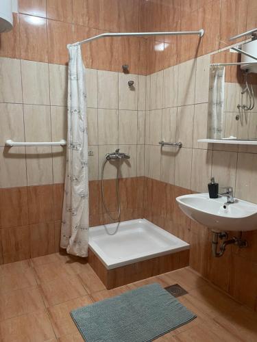 Koupelna v ubytování Apartments Maja Lopar