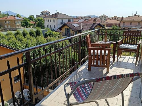 Balkón nebo terasa v ubytování Giaveno, apartment "margherite" a pochi passi dal centro, wifi
