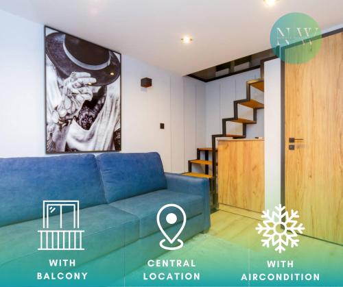 Boulevard Nest w Terrace & AC by NW