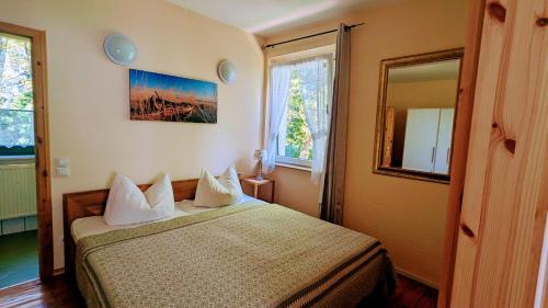 Postel nebo postele na pokoji v ubytování Haus Sturmfried - Sturmräuber