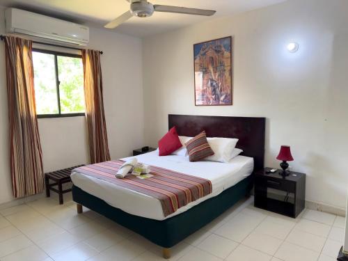 Uma cama ou camas num quarto em Park Hotel
