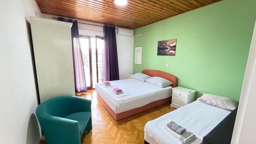 Postel nebo postele na pokoji v ubytování Apartment Kuba Makarska