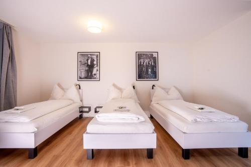 Letto o letti in una camera di Chalet Wassermandli