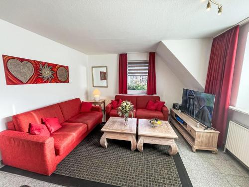 Χώρος καθιστικού στο Apartment Fewo 3 in ruhigem Haus by Interhome