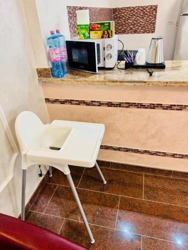 Dapur atau dapur kecil di Roua Residence