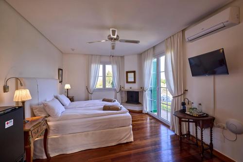 Fincahotel Los Naranjosにあるベッド