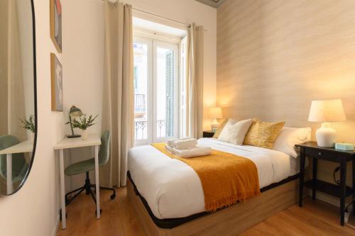 Apartamento de 1 dormitorio con balcón en el corazón de Madrid Temporal CER822