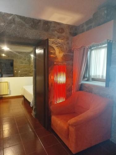 Χώρος καθιστικού στο Casas do Rio