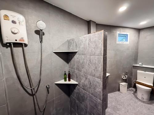 Koupelna v ubytování Bounty Resort