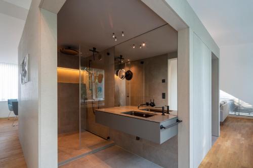 Ένα μπάνιο στο Fewo Müller mit See- und Bergblick