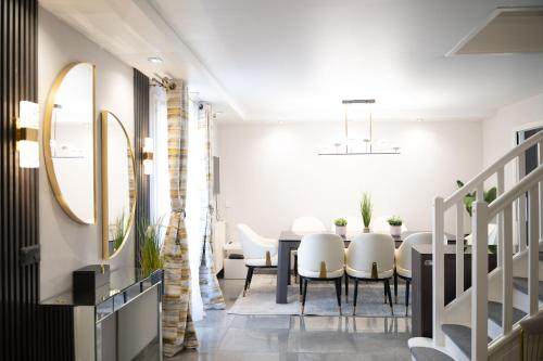 Ruang duduk di Bussy Luxury Villa Disneyland Paris