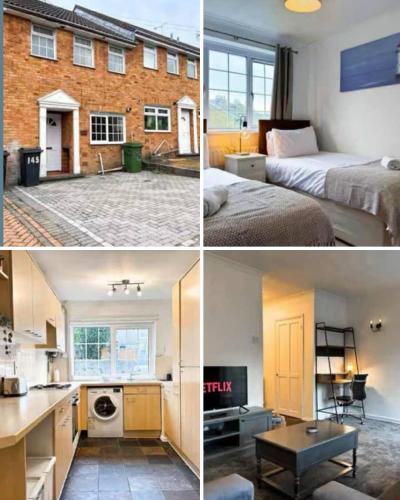 Dapur atau dapur kecil di Tonbridge Tranquility 3BR Home in Maidstone