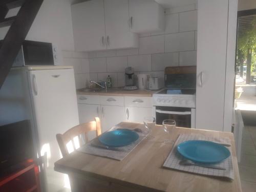 Η κουζίνα ή μικρή κουζίνα στο Gîte des hirondelles