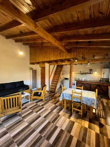 Et opholdsområde på Cabaña Bigua