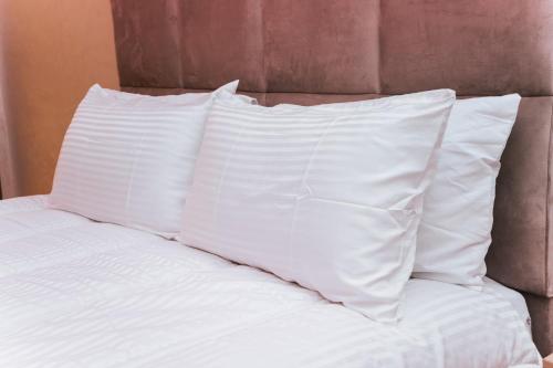 Ένα ή περισσότερα κρεβάτια σε δωμάτιο στο Luxurious apartment