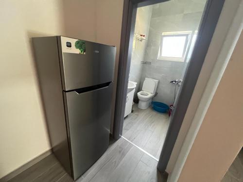 Koupelna v ubytování Hotel Krisl