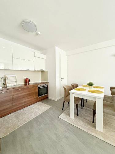 Η κουζίνα ή μικρή κουζίνα στο PANAMERA Best of Ilidza two-bedroom apartment