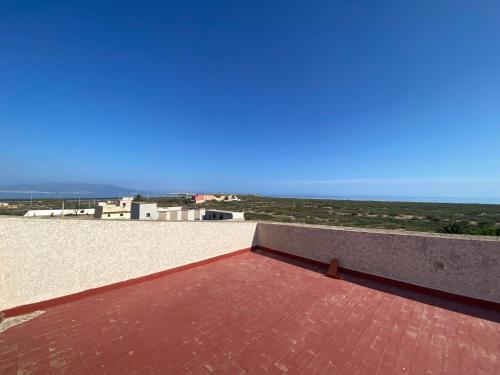 a view of the ocean from the roof of a building at Casa playa 