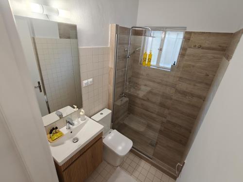 Koupelna v ubytování Casa Bianco