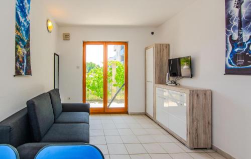 Μια τηλεόραση ή/και κέντρο ψυχαγωγίας στο 1 Bedroom Nice Apartment In Nin
