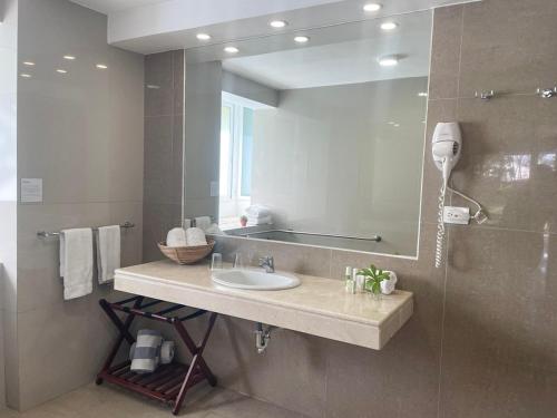 Koupelna v ubytování Sietemares Ecoposada & Spa