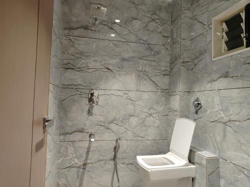 Koupelna v ubytování Hotel Airpoint