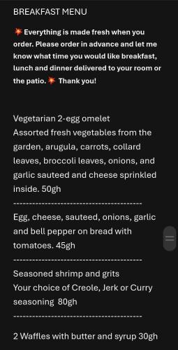 ein Screenshot einer SMS auf einem Handy in der Unterkunft Niji Luxury studio apartments in Amasaman