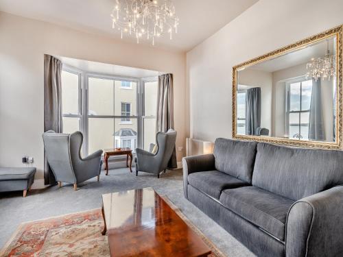 Et opholdsområde på Beaufort Apartment