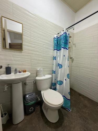 Koupelna v ubytování Apartaestudio en Tolú - Itze solaris