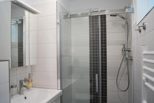 Koupelna v ubytování REGIOHOTEL Pfälzer Hof Wernigerode
