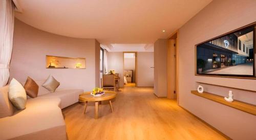 Μια τηλεόραση ή/και κέντρο ψυχαγωγίας στο The Hotel V Nanjing Confucius Temple
