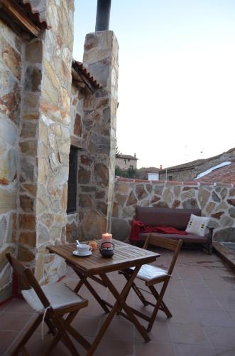 Χώρος καθιστικού στο Hostal Refugio De Gredos